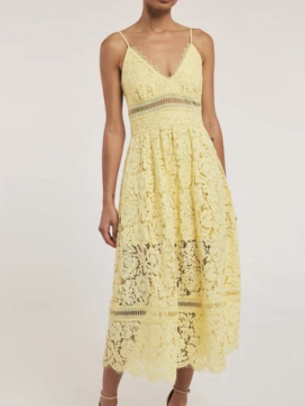 Share Generation Love Emma Lace Maxi Dress Size S-MSRP$395